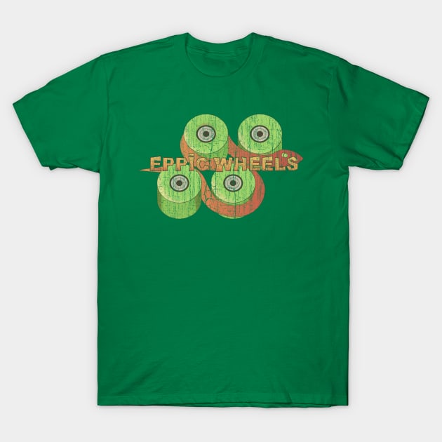 skateboarding Eppic Wheels T-Shirt by vender